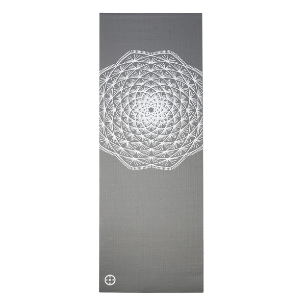 TAPETE DE YOGA MAT EM PVC ECO COM IMPRESSÃO 5MM - CINZA